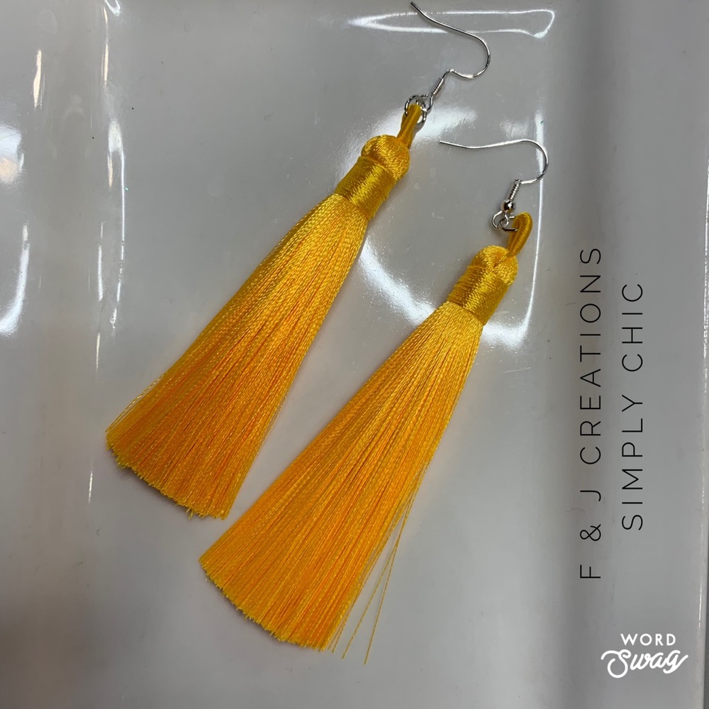 Silk Tassel Earrings
